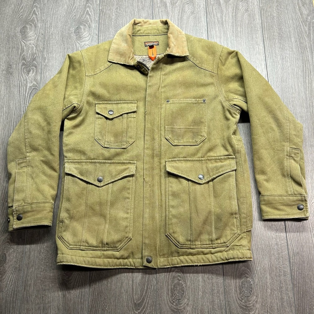 Patagonia Iron Forge Hemp Canvas Barn Coat Mens Small Brown Chore Jacket